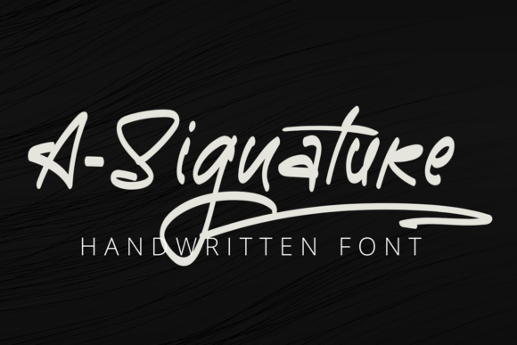 A-Signature: The Ultimate Script Handwritten Font for Designers