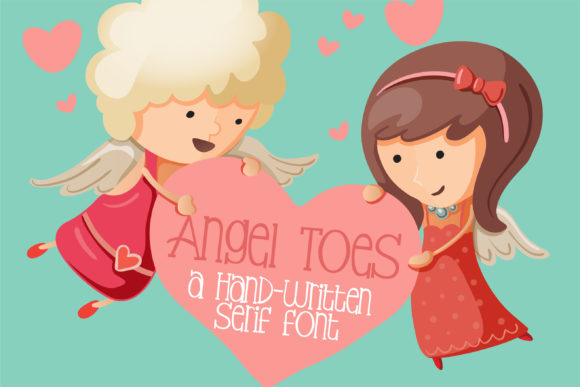 Angel Toes: A Playful Script Handwritten Font for Creative Designers