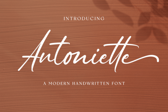 Antoniette: A Script Handwritten Font for Elegant Branding