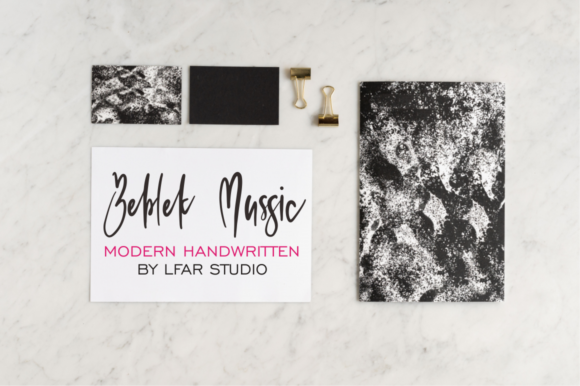 Beblek Mussic: A Script Handwritten Font for Bold Digital Design
