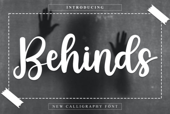 Behinds: A Stylish Handwritten Font for Brand Consistency