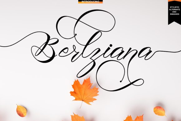 Berlziana: A Romantic Handwritten Font for Elegant Branding