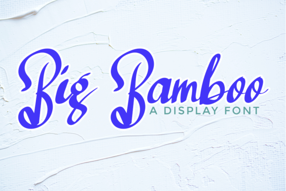 Big Bamboo: A Script Handwritten Font for Dynamic Branding and Campaign Design