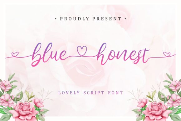 Bluehonest: A Delicate Script Font for Editorial Design
