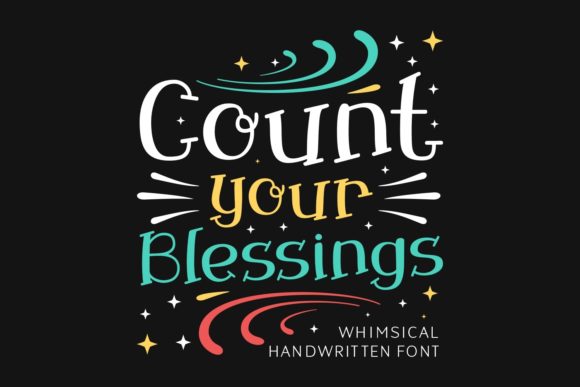 Count Your Blessings Font for Modern Web Design