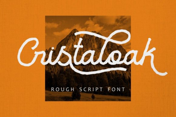 Cristaloak: A Sweet and Friendly Handwritten Font for Branding