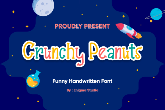 Crunchy Peanuts: A Playful Script Font for Digital Creativity