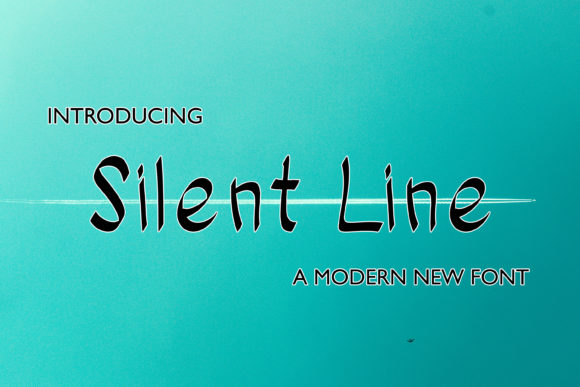 Discover the Magic of Silent Line: A Script Handwritten Font for Crafters and Designers