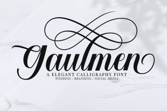 Gaulmen: The Script Font That Elevates Your Brand