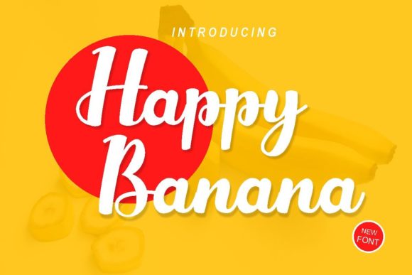 Happy Banana: A Script Font That Elevates Editorial Design