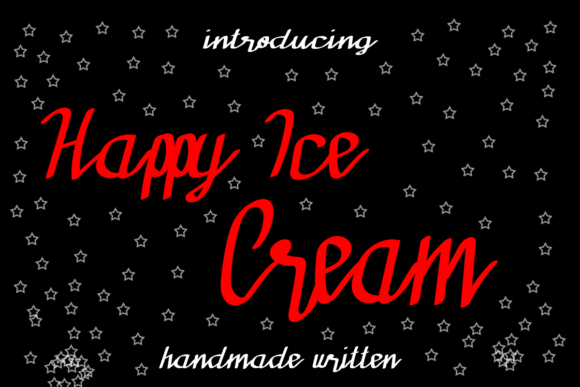 Happy Ice Cream: A Font for Warmth and Readability