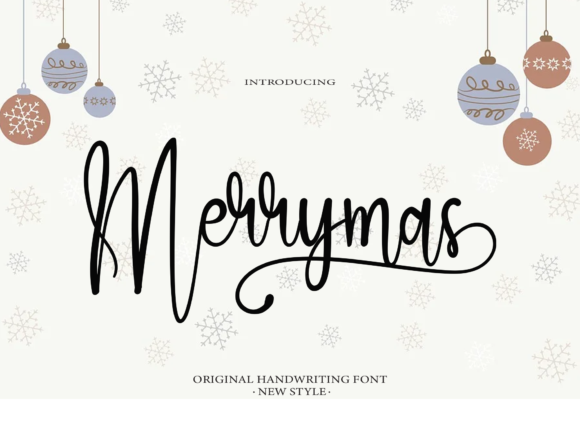 Merrymas Script Handwritten Font for Editorial Design