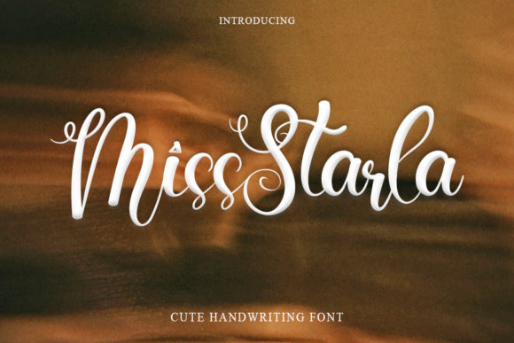 Miss Starla: A Script Handwritten Font for Modern Web Design