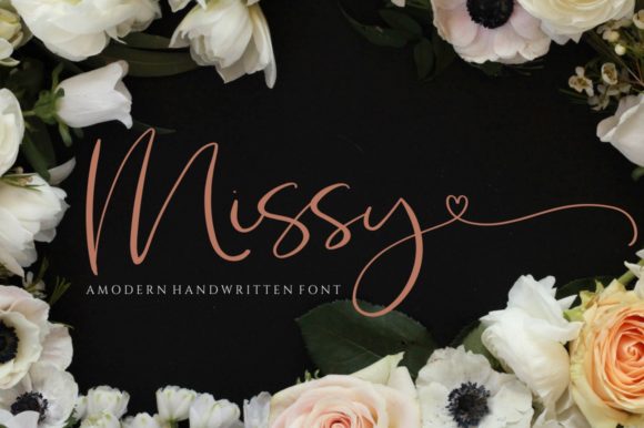 Missy: A Script Handwritten Font for Creative Crafters and Product Designers