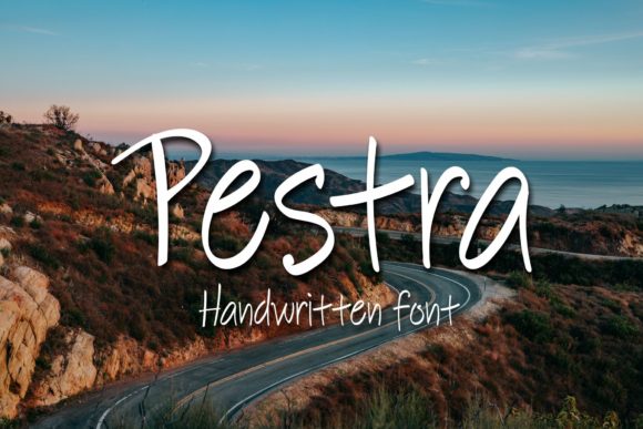 Pestra: A Script Handwritten Font for Bold Branding and Eye-Catching Design
