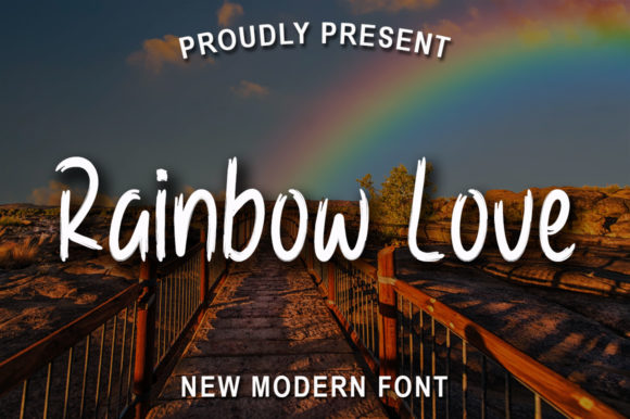 Rainbow Love: A Script Handwritten Font for Creative Web Design