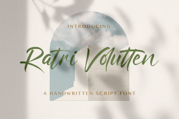 Ratri Volutten: A Script Handwritten Font for Warm, Elegant Campaigns