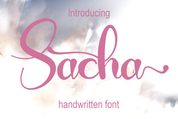 Sacha: A Versatile Script Handwritten Font for Creative Designers