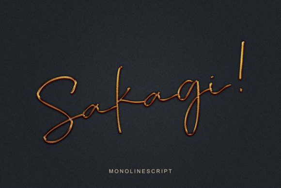 Sakagi: The Handwritten Font That Elevates Your Craft