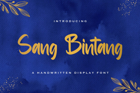 Sang Bintang Font for Handmade Creatives