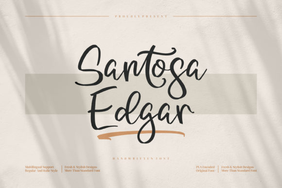 Santosa Edgar: A Timeless Script Font for Editorial Design