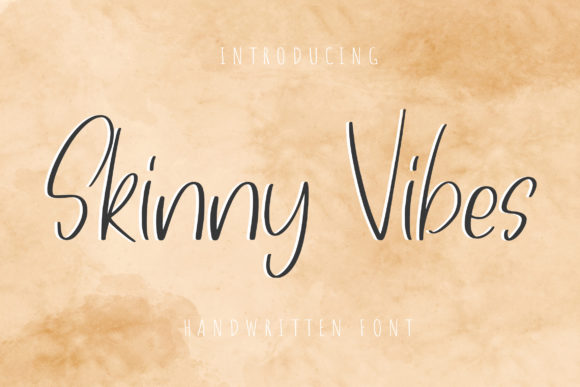 Skiny Vibes: A Script Handwritten Font for Editorial Design