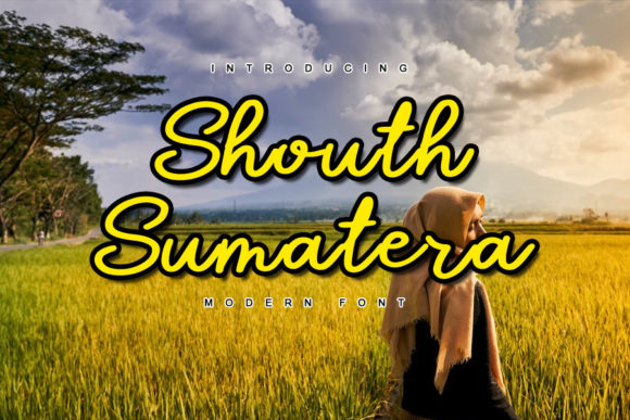 South Sumatera: A Script Handwritten Font for Web Design and Brand Identity