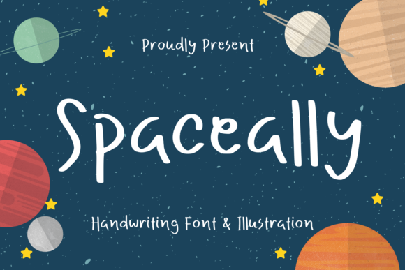 Spaceally Handwritten Font for Makers