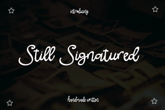 Still Signatured: A Natural Script Handwritten Font for Digital Branding