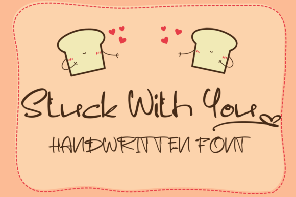 Stuck with You: A Font for Heartfelt Editorial Design