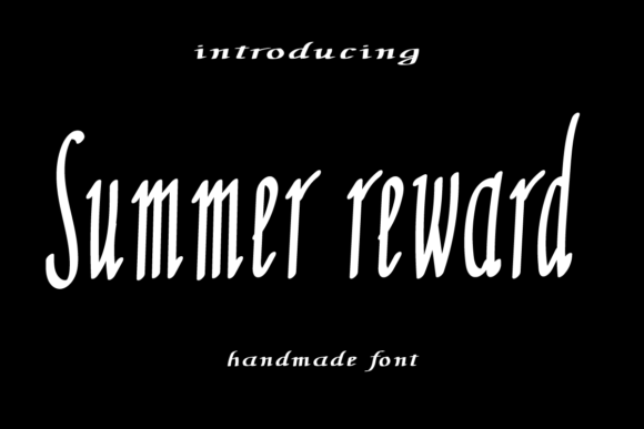 Summer Reward: The Font That Elevates Your Campaigns