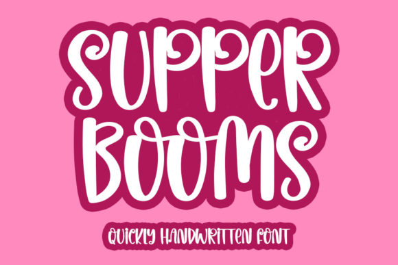 Supper Booms: A Font That Elevates Web Design with Playful Elegance