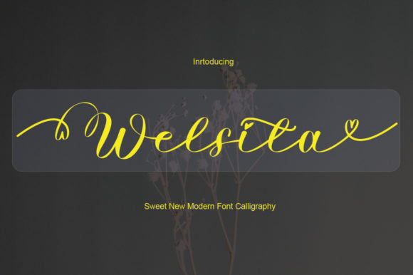 Welsita: A Romantic Script Font for Luxurious Branding