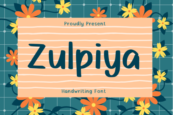 Zulpiya: A Handwritten Font for Warmth and Editorial Expression